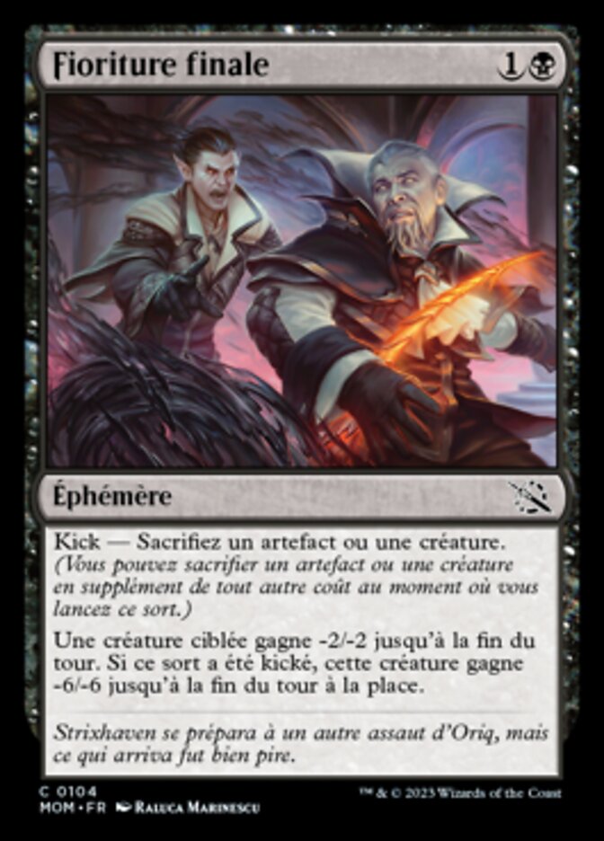 Fioriture finale