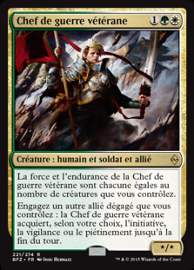 Chef de guerre vétérane