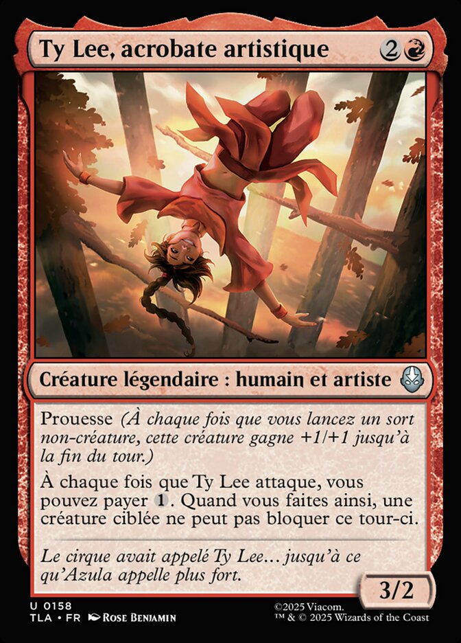 Ty Lee, acrobate artistique