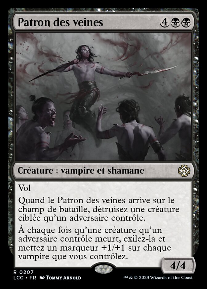 Patron des veines