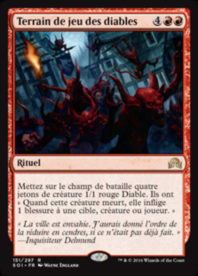 Terrain de jeu des diables