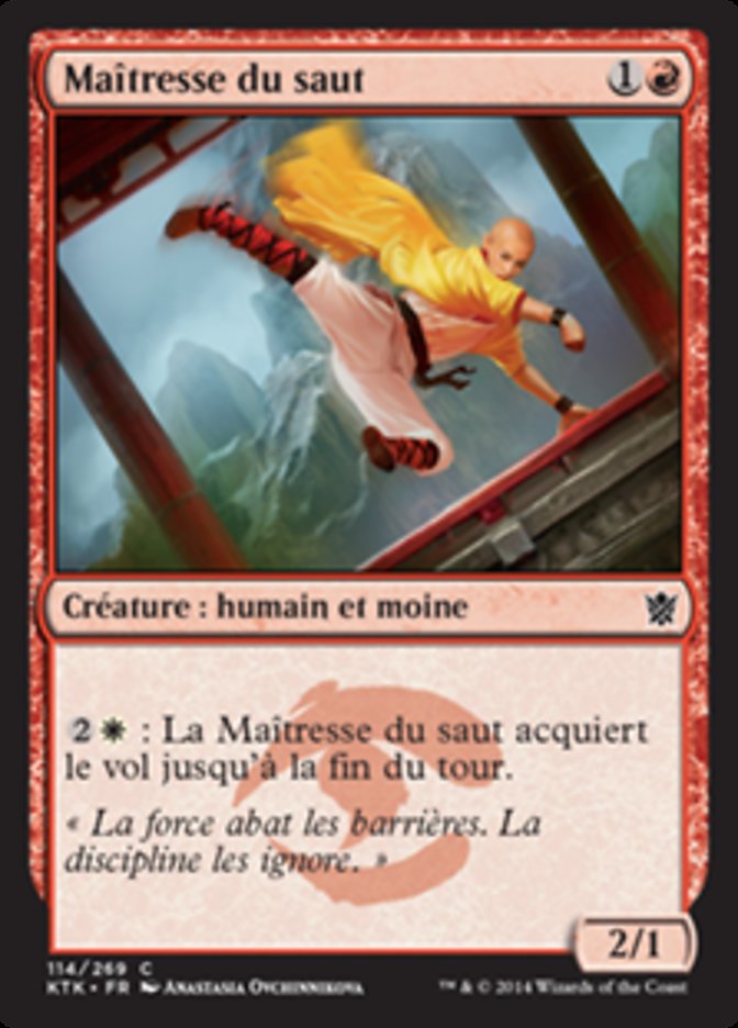 Maîtresse du saut