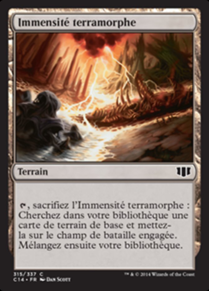 Immensité terramorphe