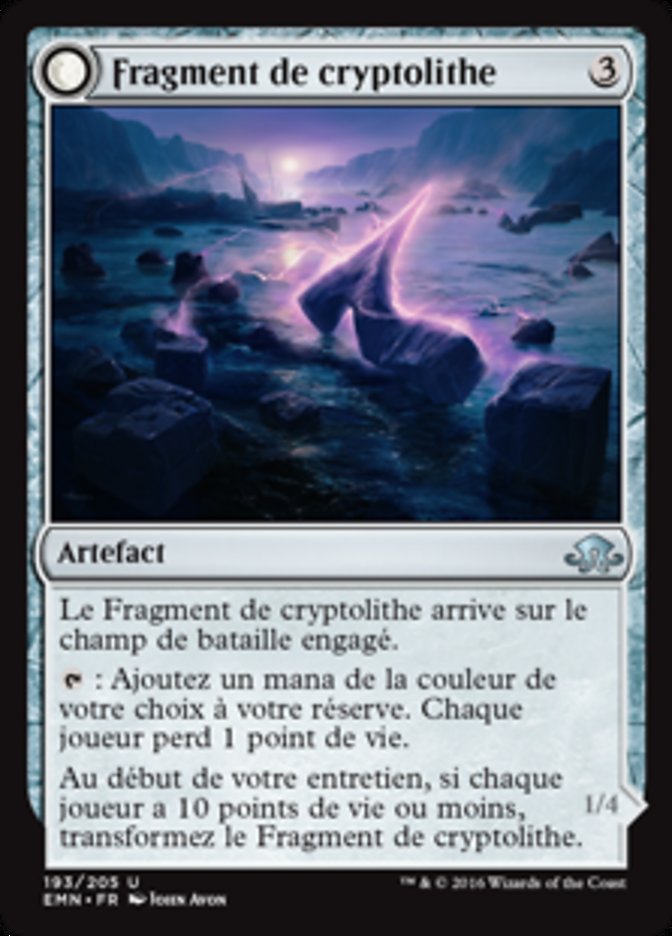 Fragment de cryptolithe