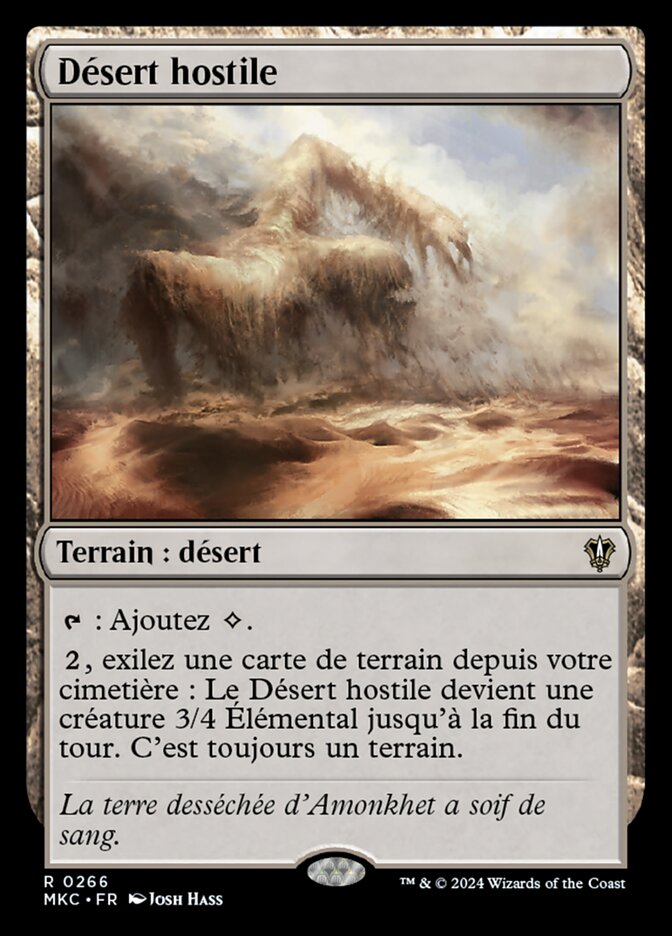 Désert hostile