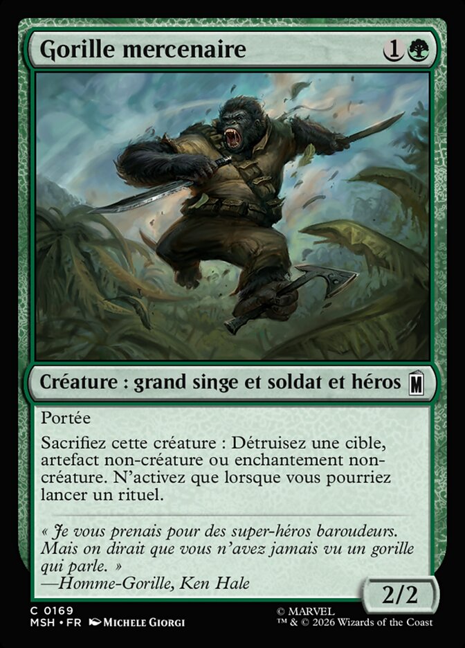 Gorille mercenaire