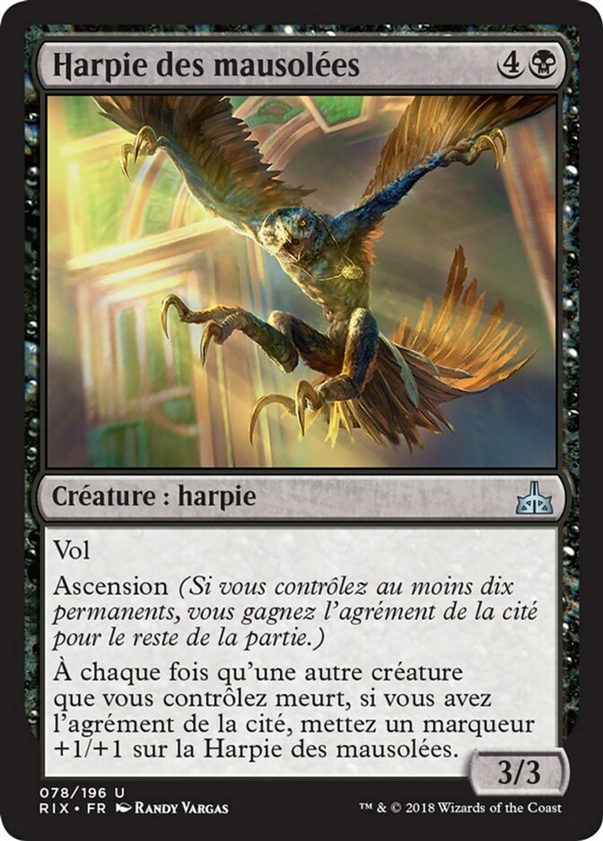 Harpie des mausolées