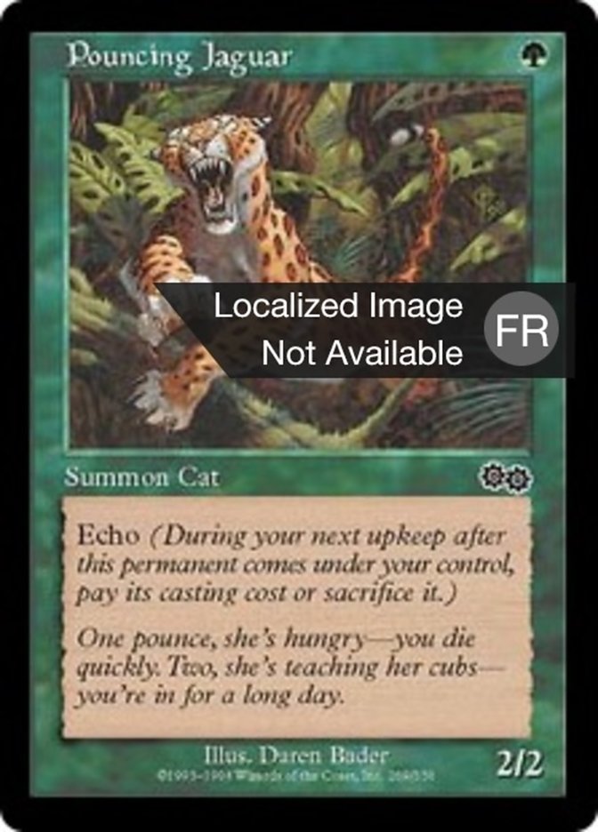 Jaguar bondissant