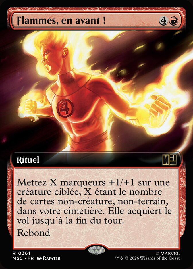 Flammes, en avant !