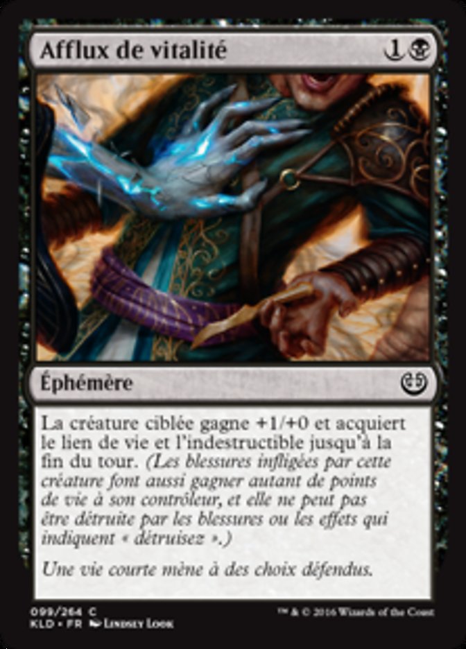 Afflux de vitalité