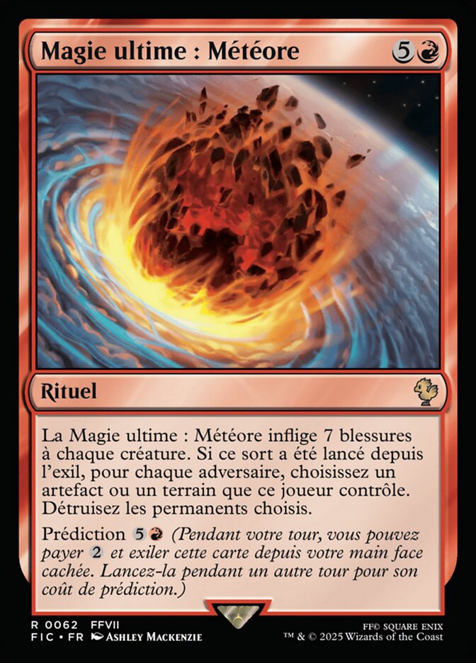 Magie ultime : météore