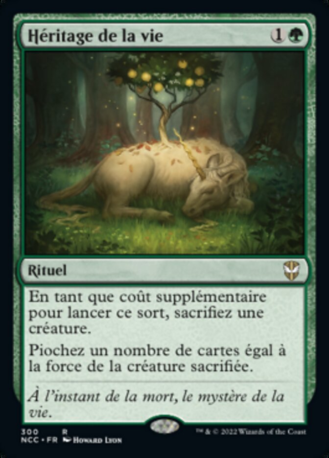 Héritage de la vie