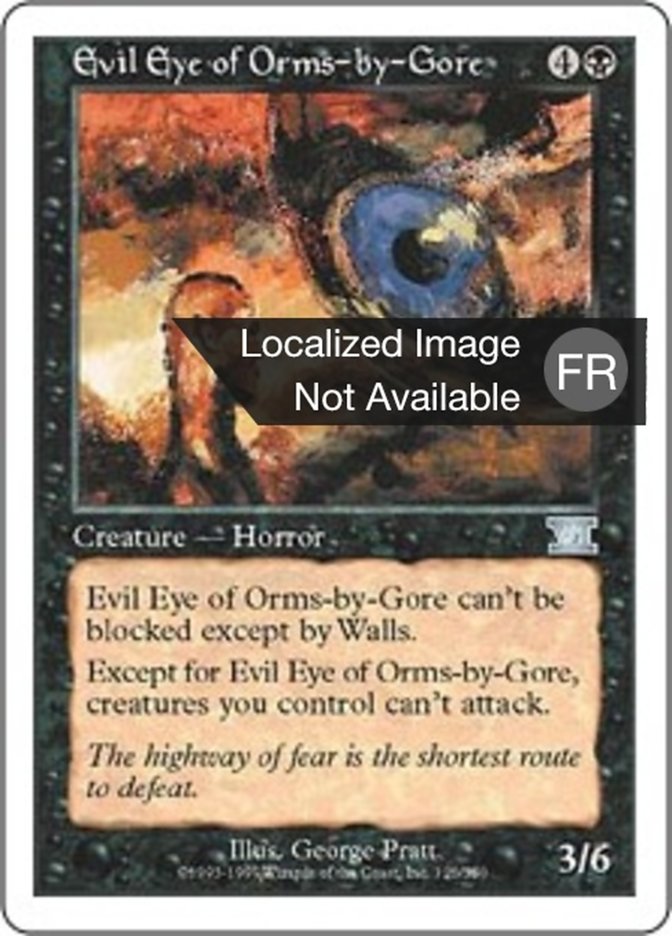 Oeil maléfique d'Orms-par-Gore
