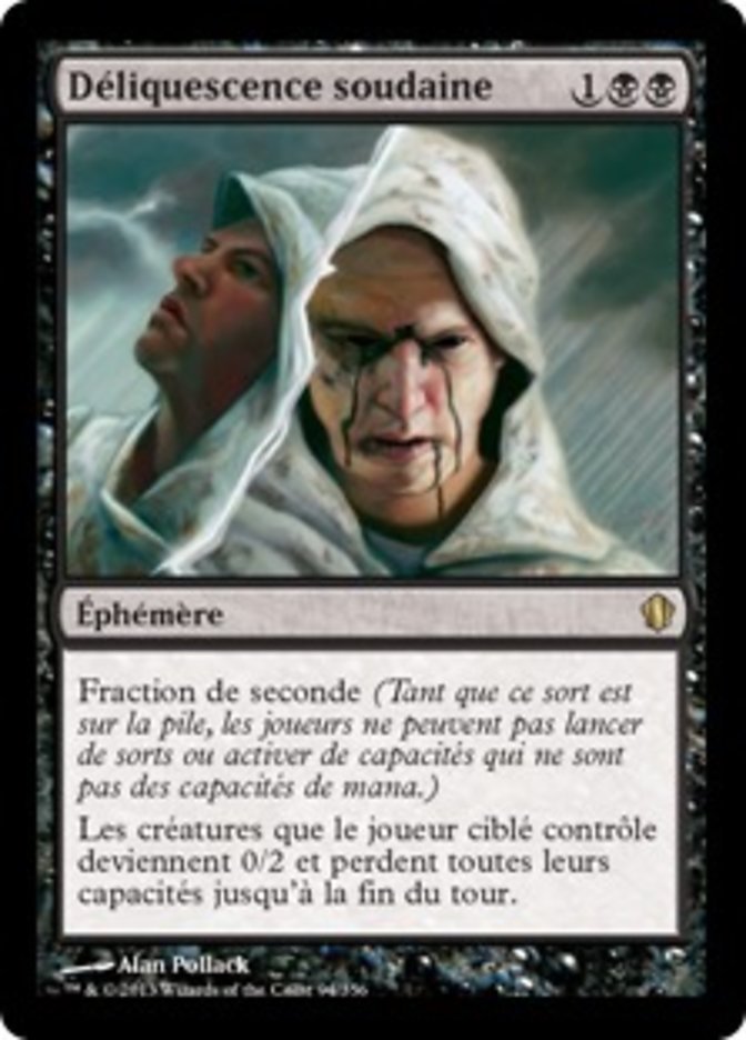 Déliquescence soudaine