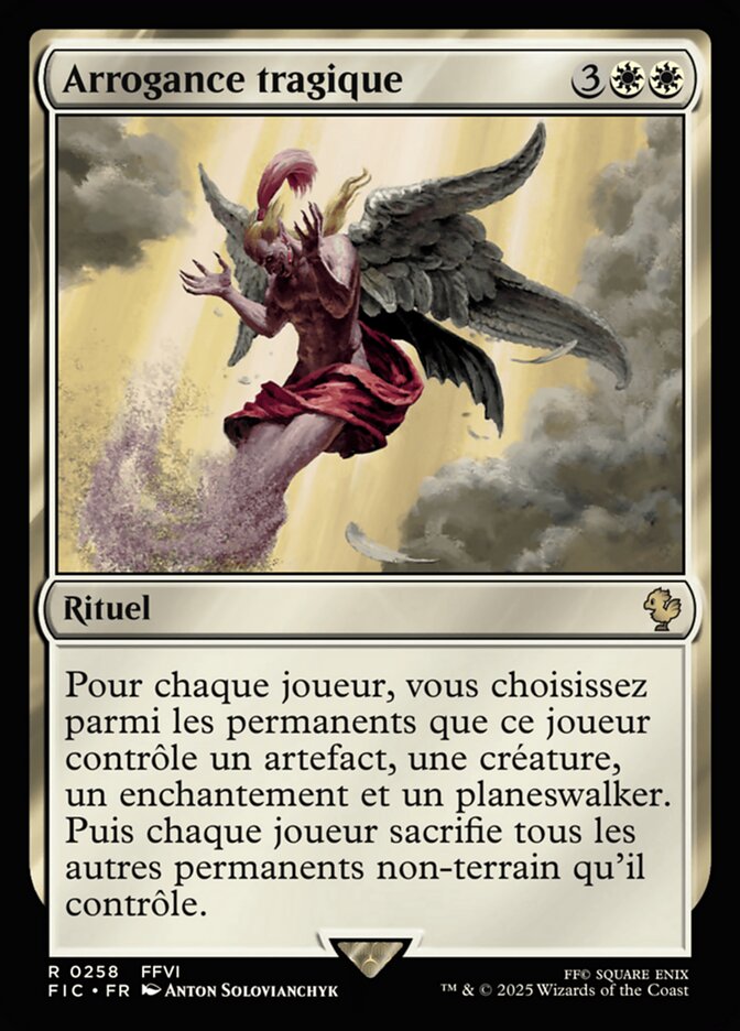 Arrogance tragique