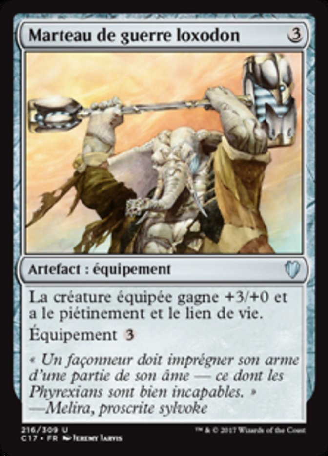 Marteau de guerre loxodon
