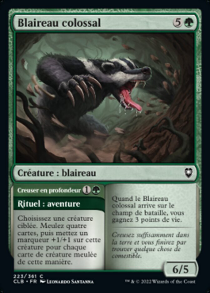 Blaireau colossal