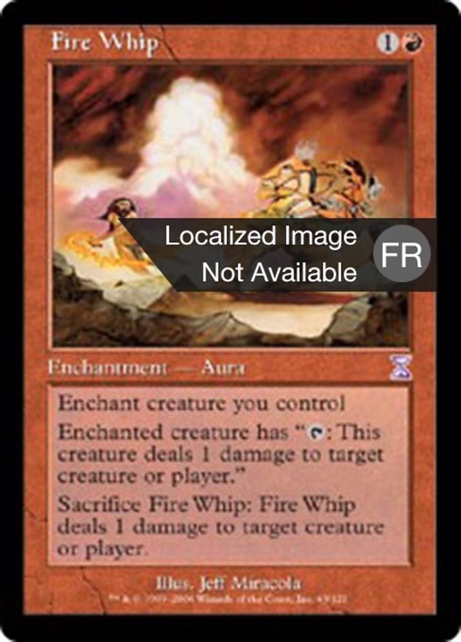 Fouet de feu