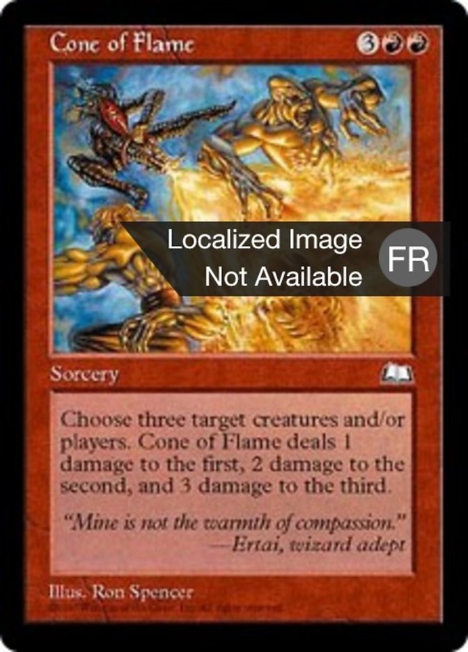 Cône de flammes