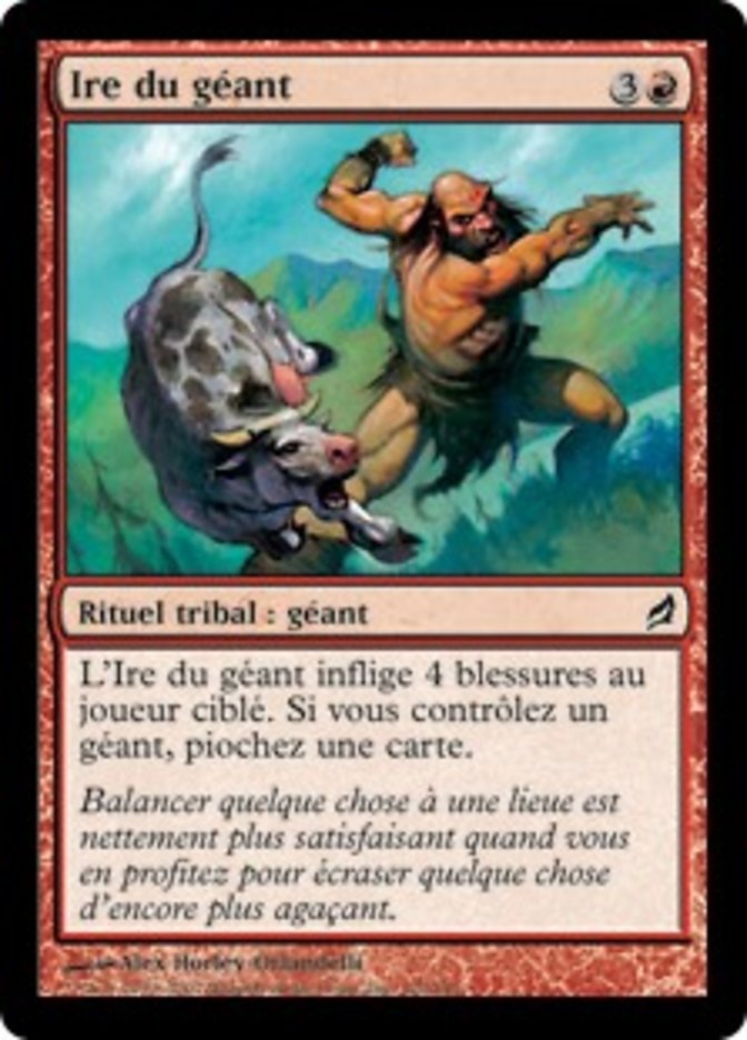 Ire du géant