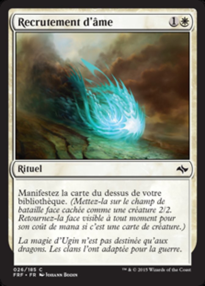 Recrutement d'âme