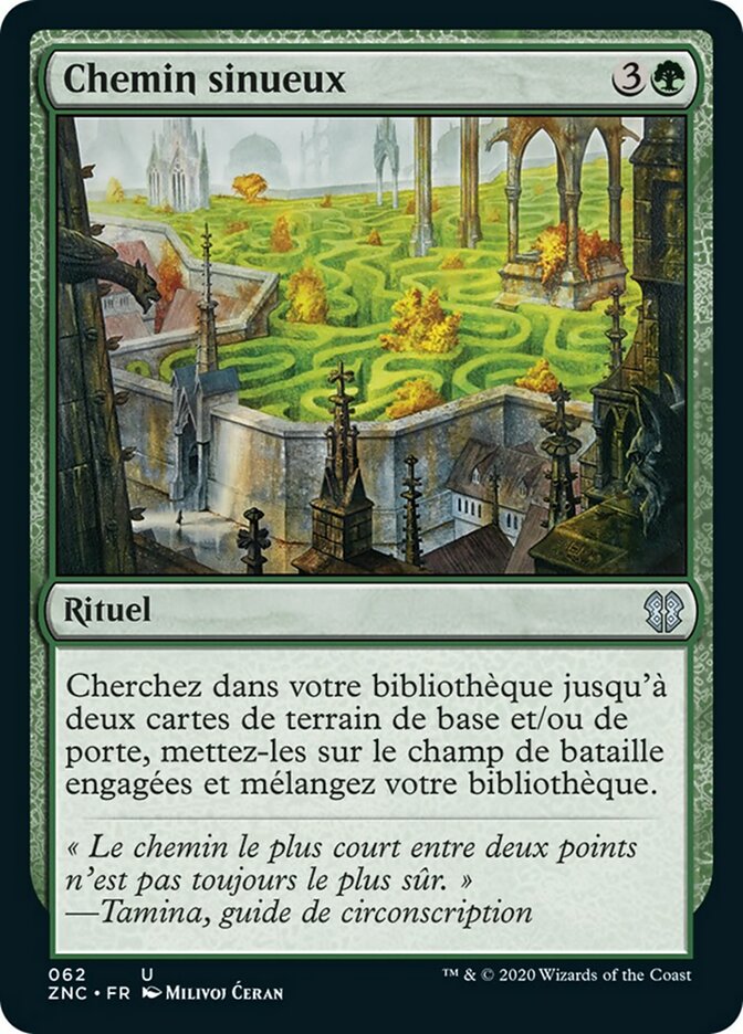 Chemin sinueux
