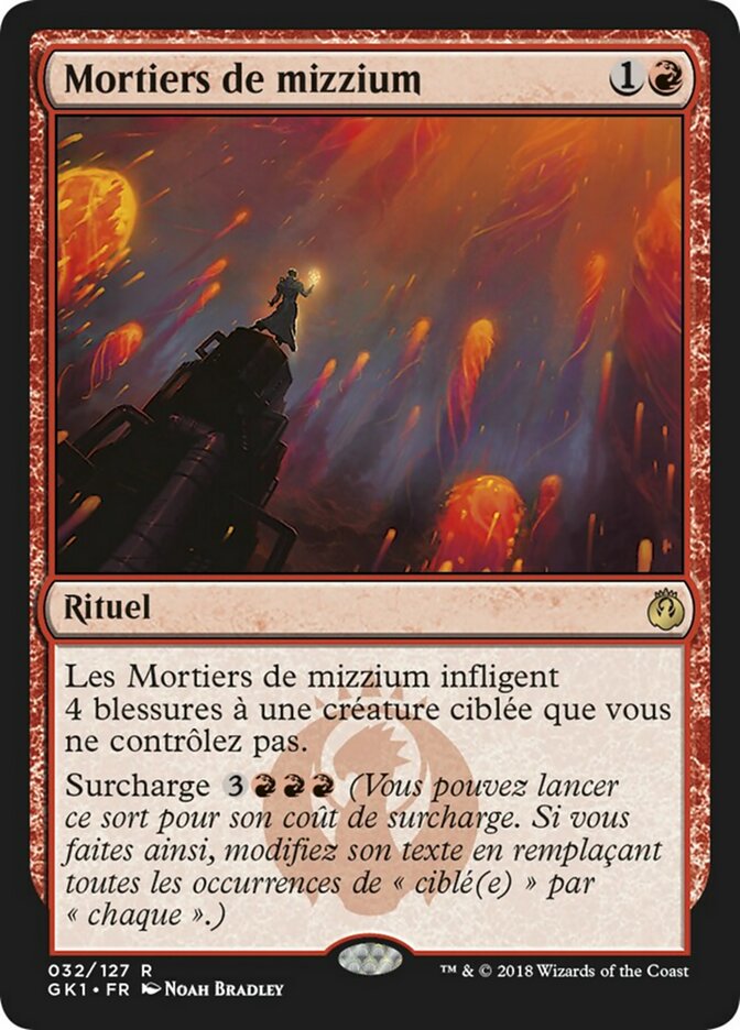 Mortiers de mizzium