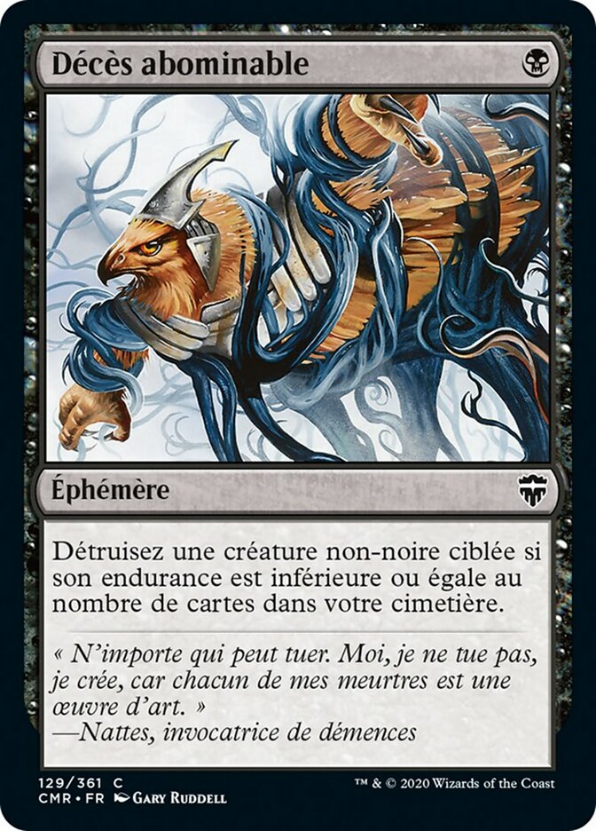 Décès abominable
