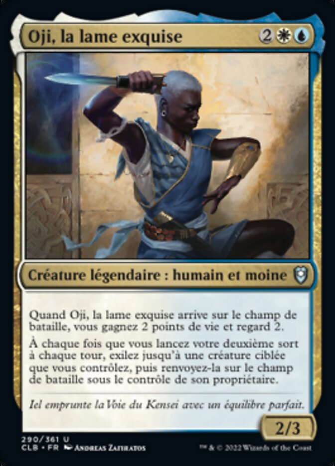 Oji, la lame exquise