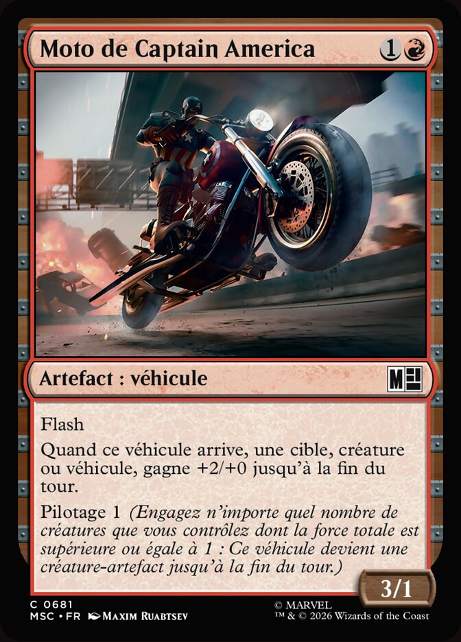 Moto de Captain America