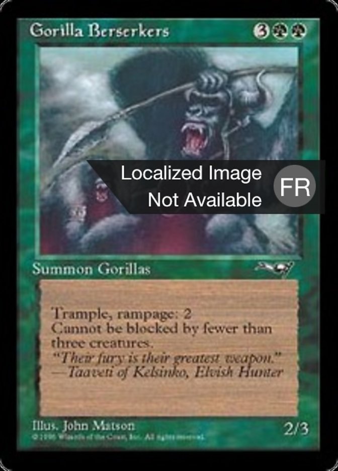 Berserkers gorilles