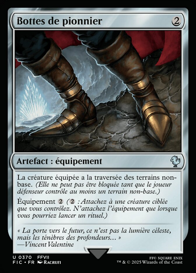 Bottes de pionnier