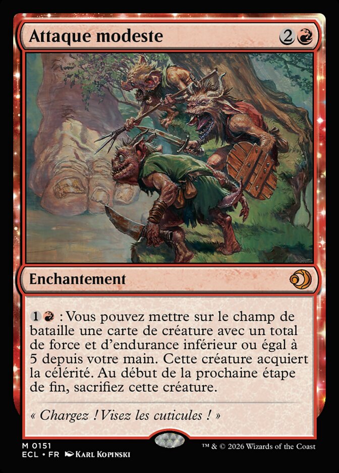 Attaque modeste