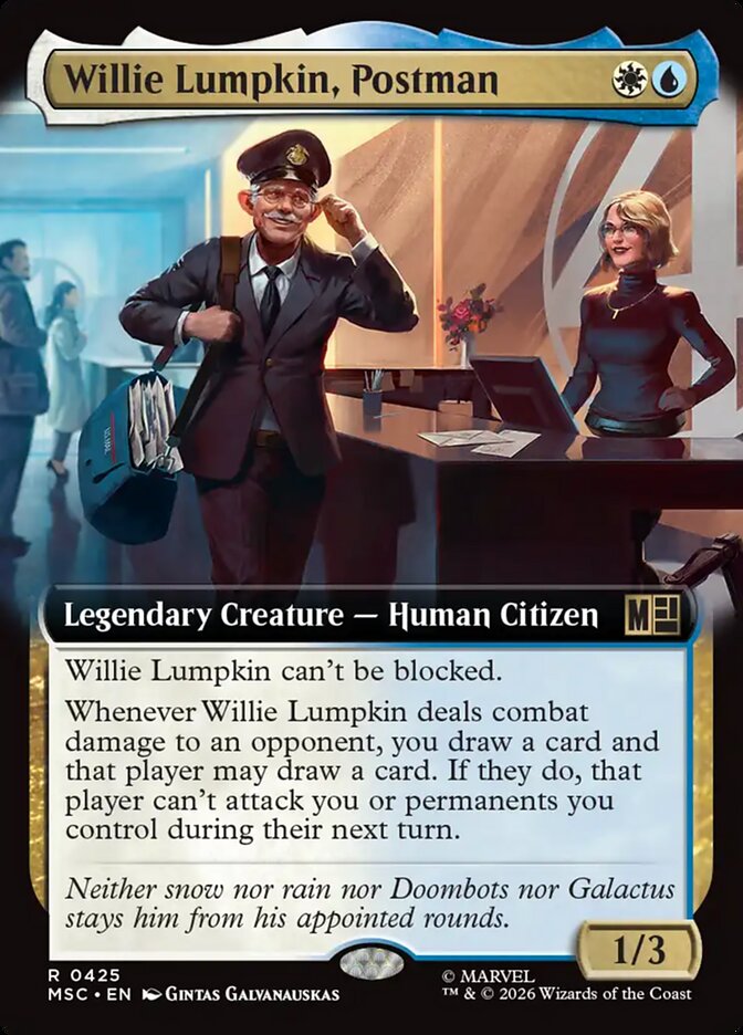 Willie Lumpkin, Postman