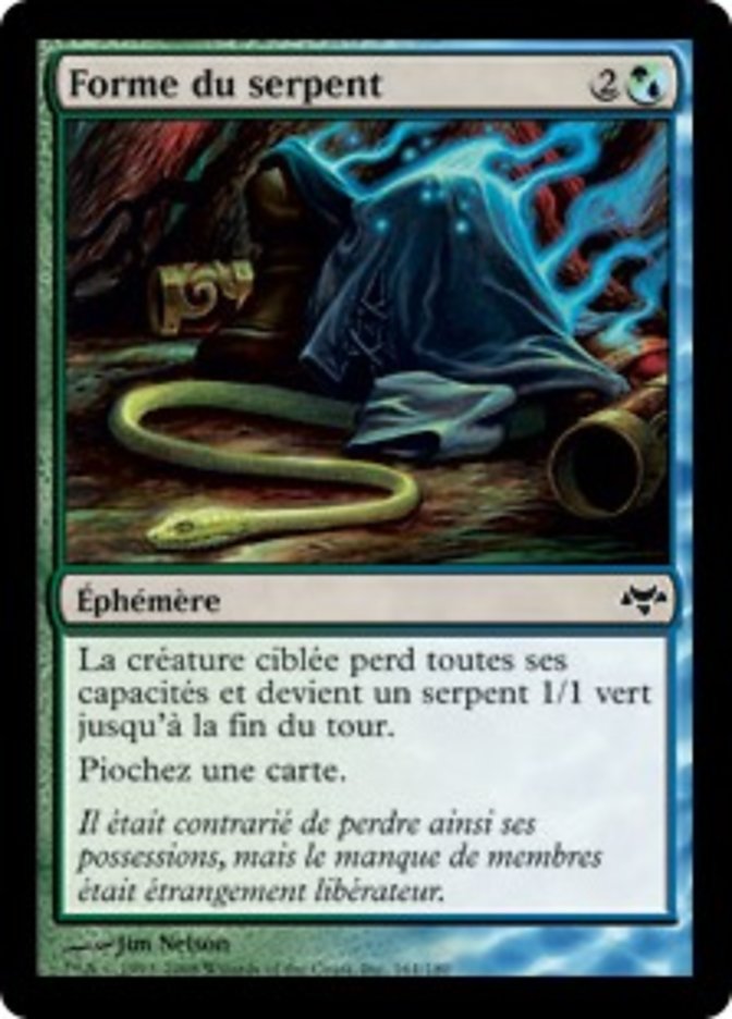 Forme du serpent