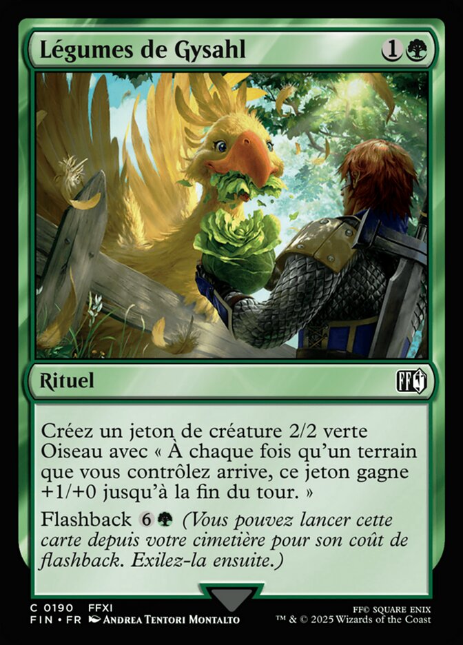 Légumes de Gysahl