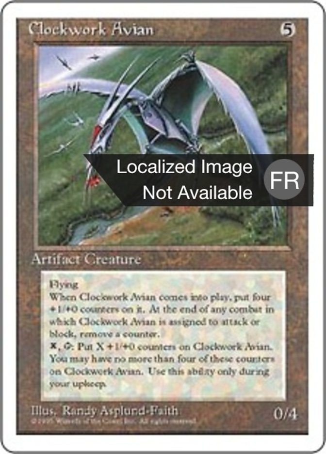 Oiseau mécanique
