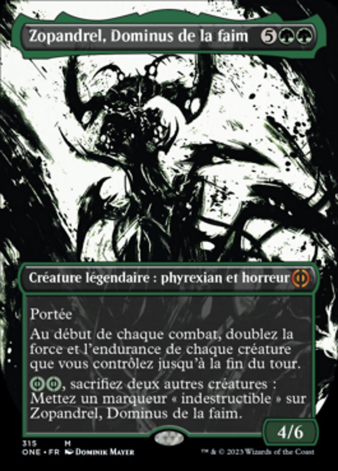 Zopandrel, Dominus de la faim