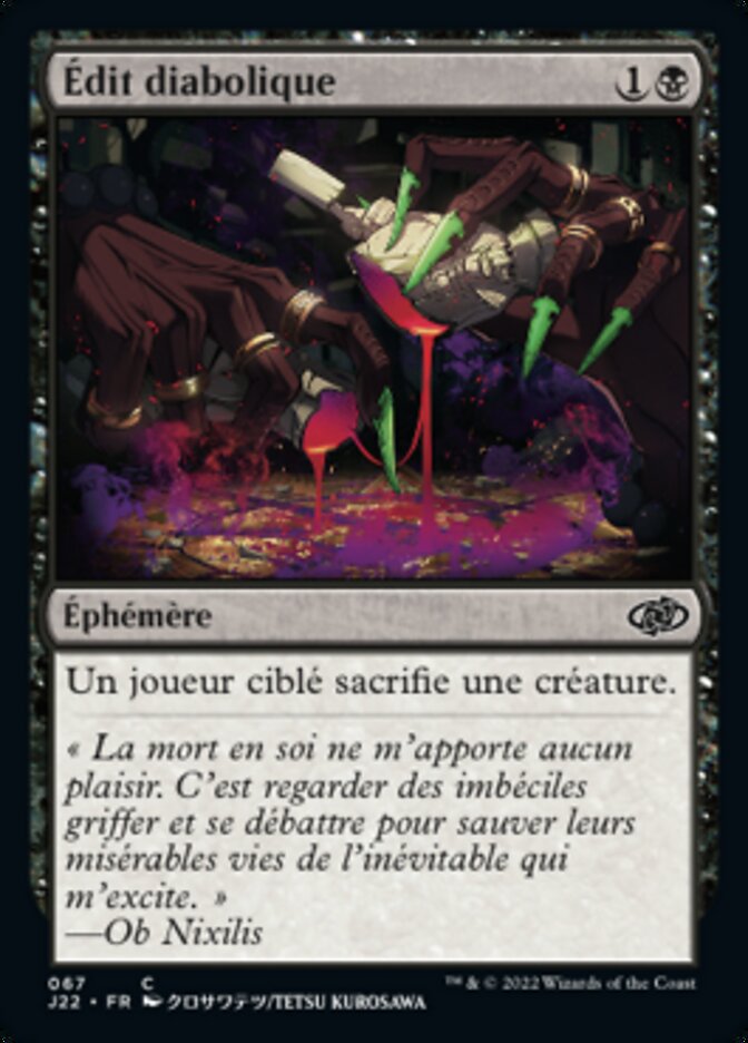 Édit diabolique