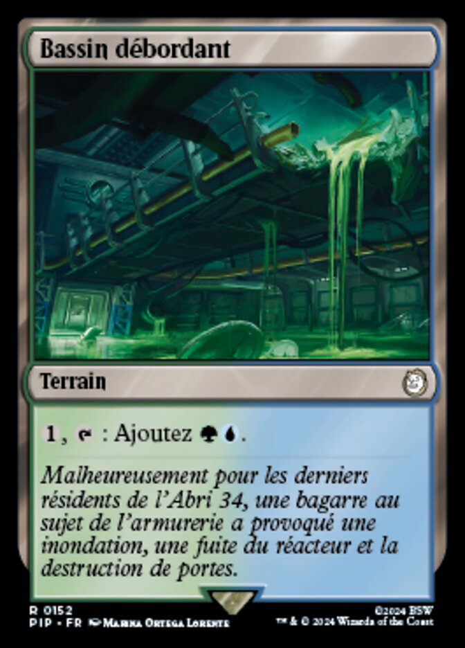 Bassin débordant