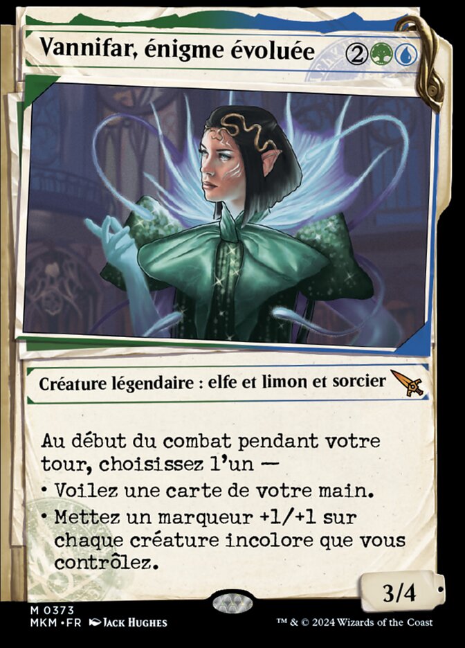 Vannifar, énigme évoluée