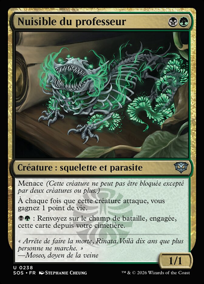 Nuisible du professeur