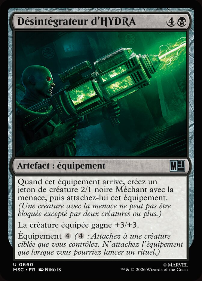 Désintégrateur d'HYDRA