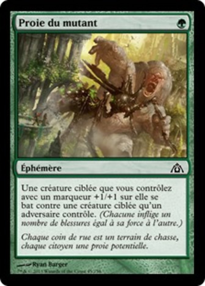 Proie du mutant