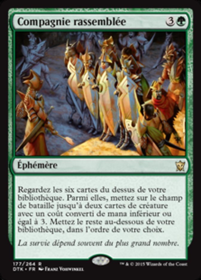 Compagnie rassemblée