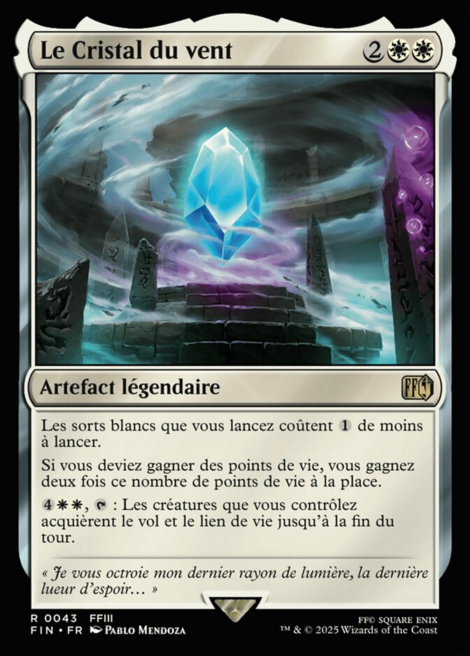 Le Cristal du vent