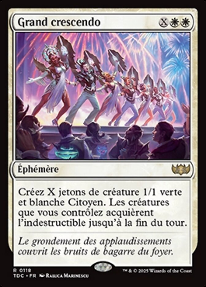Grand crescendo