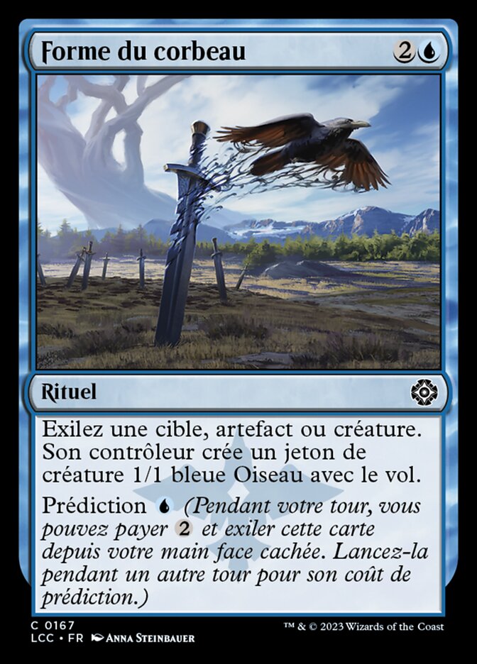 Forme du corbeau