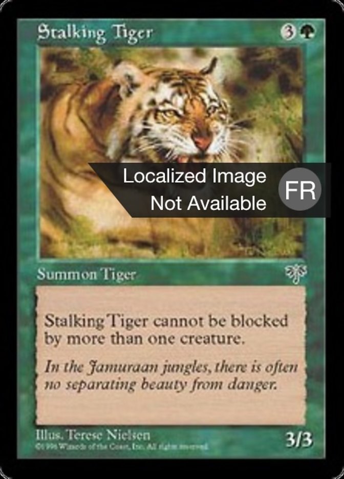 Tigre en chasse