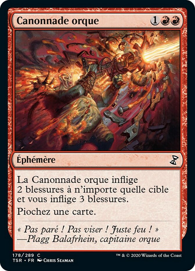 Canonnade orque